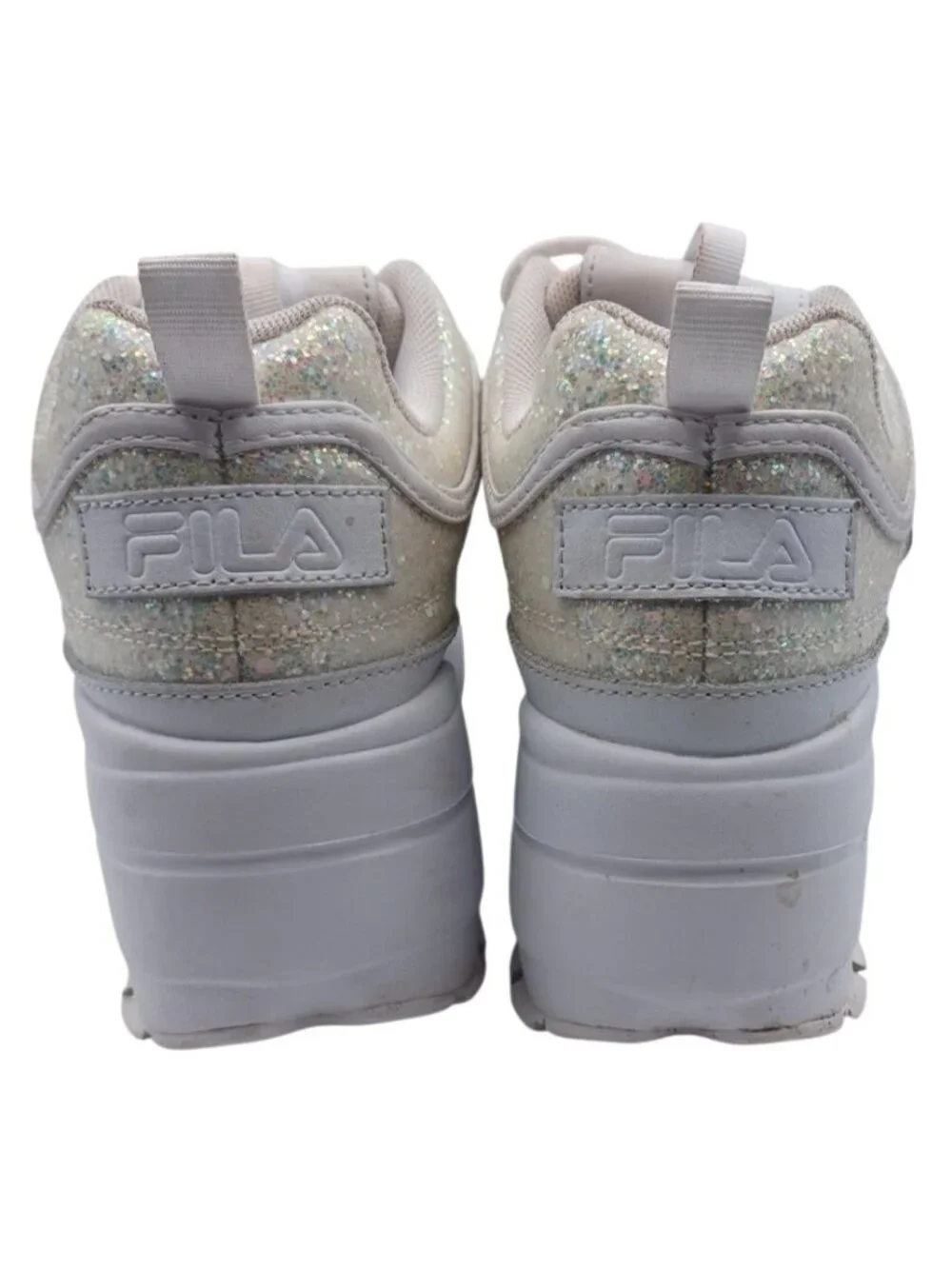 Fila Disruptor 2 Special Glitter Platform Sneakers Size 7 RARE